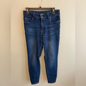 Tahari Women's Dark Blue Skinny Jeans